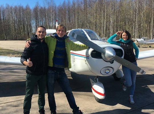полет на самолете