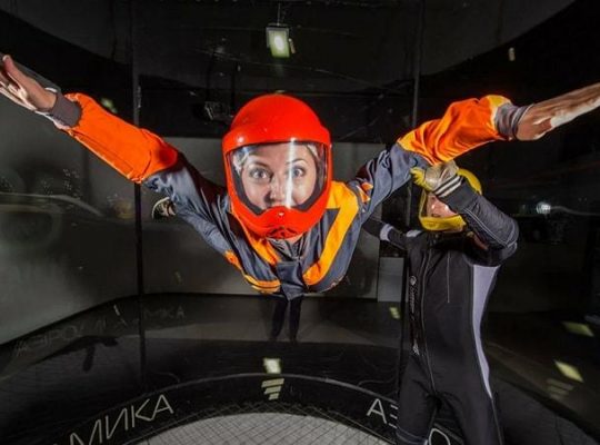 полет в аэротрубе спб