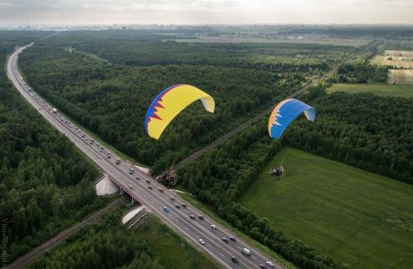 полет на параплане